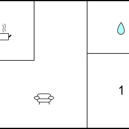 1 Bedroom Beautiful In 別荘 イェリング